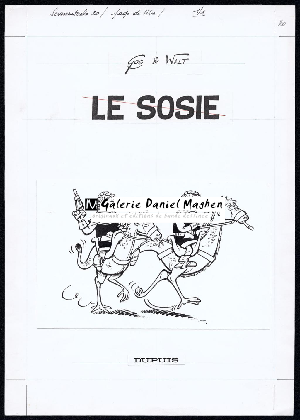 Page de titre - Gos / Walt - Encre de Chine sur papier - 5034