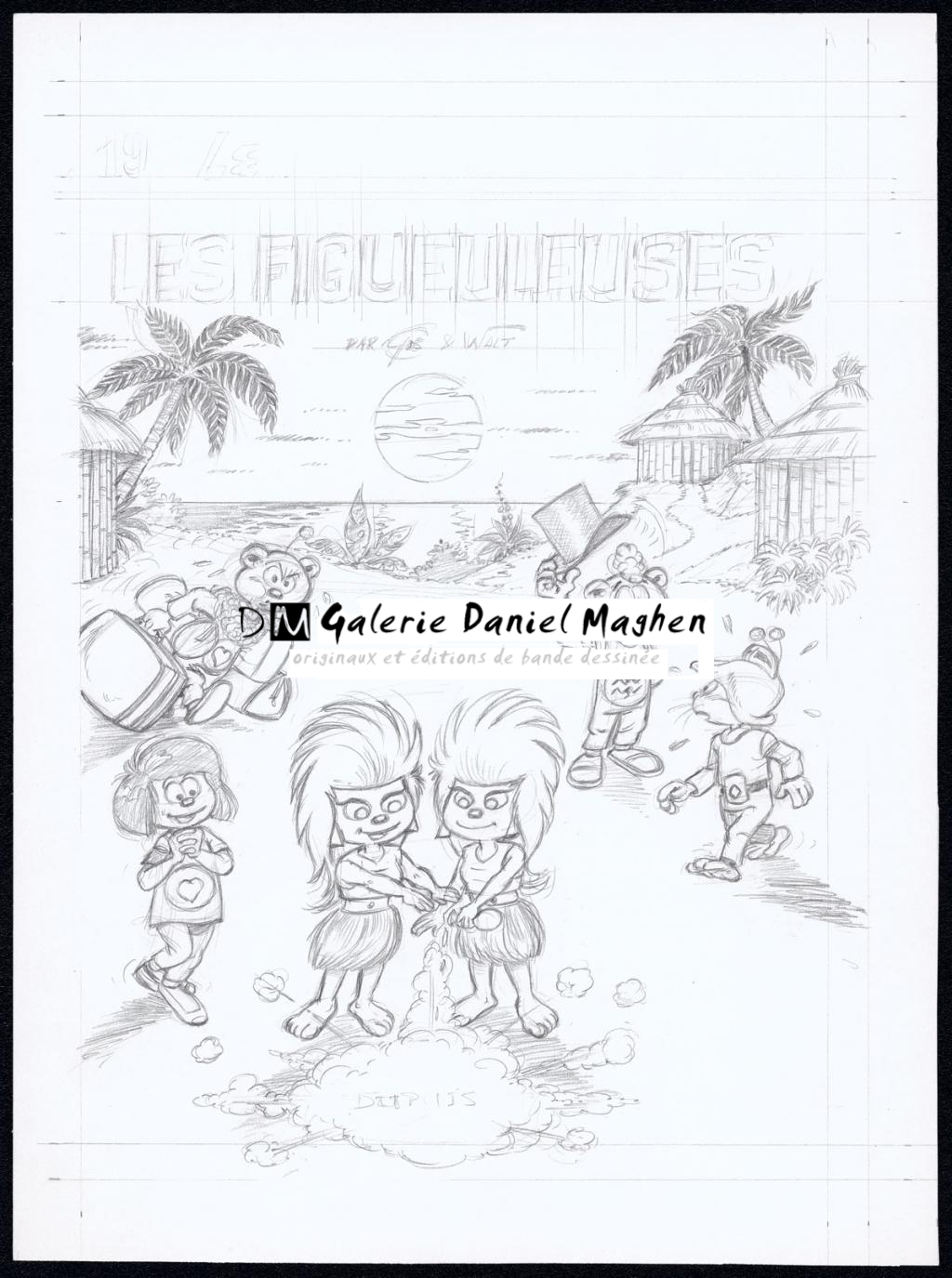 Projet couverture originale - Roland Gos - Encre de Chine sur papier - 4497