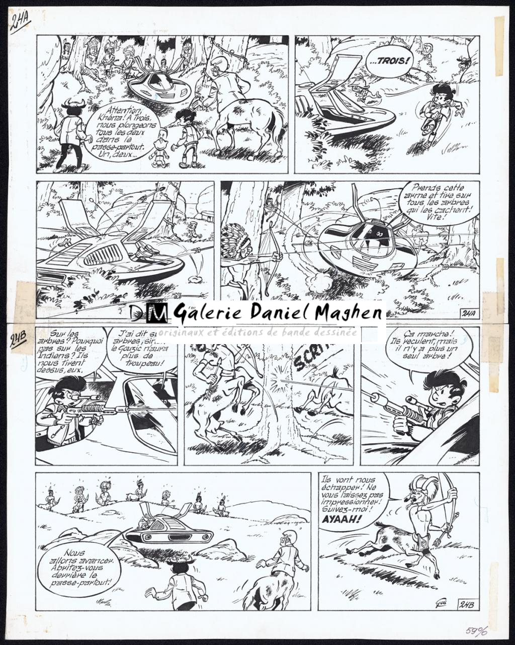 Planche originale n°24 - Roland Gos - Encre de Chine sur papier - 5026