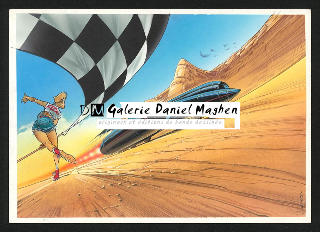 Illustration originale pour Science et vie junior - Olivier Vatine - Technique mixte - 5695