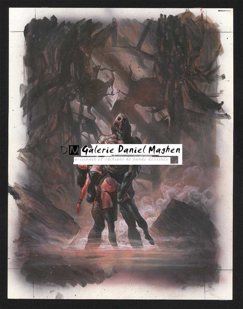 Couverture originale - Mathieu Lauffray - Acrylique sur papier - 5702