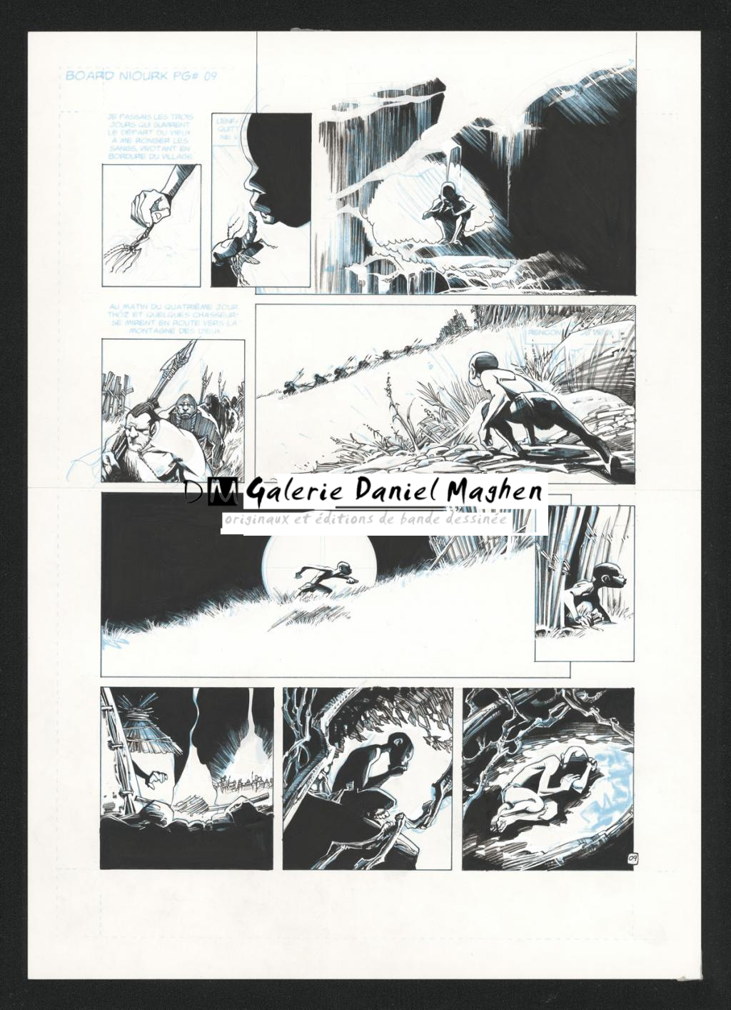 Planche originale 9 - Olivier Vatine - Encre de Chine sur papier - 5701