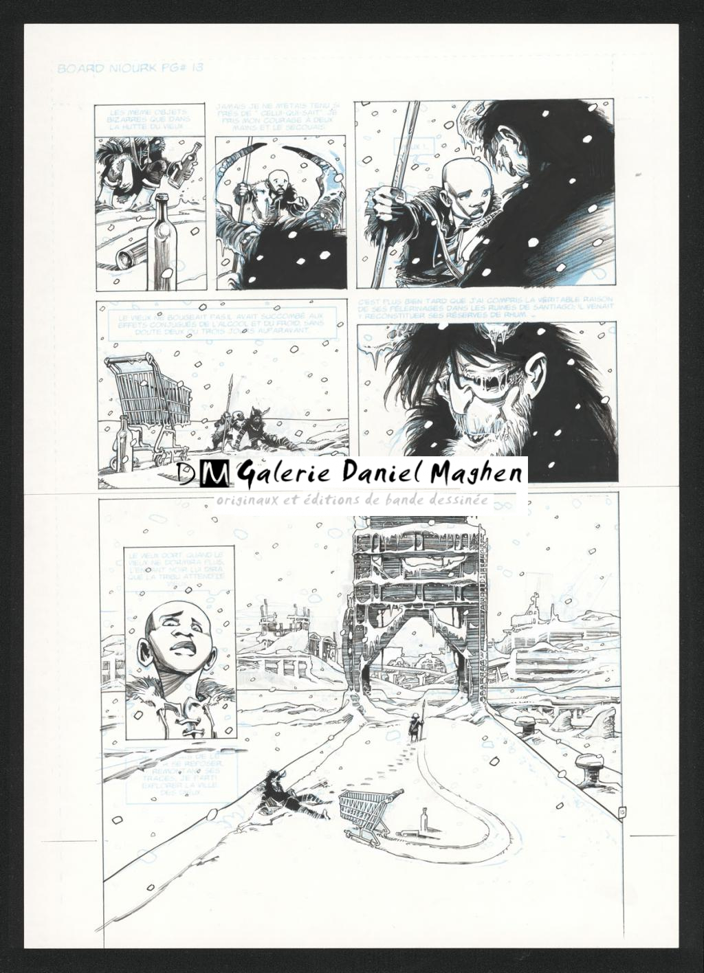Planche originale 15 - Olivier Vatine - Encre de Chine sur papier - 35