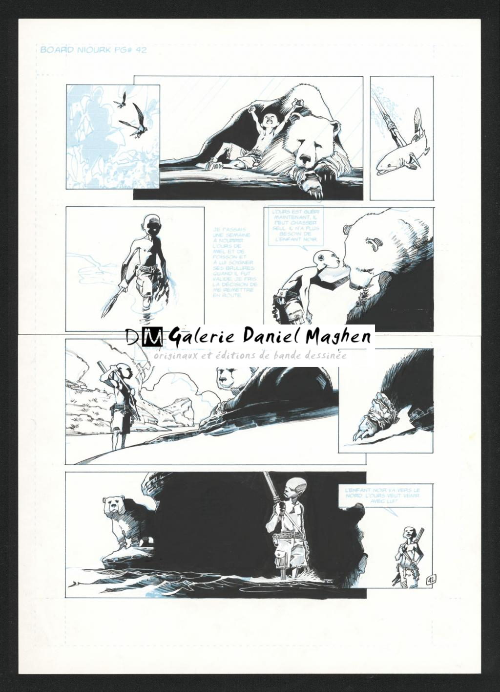 Planche originale 42 - Olivier Vatine - Encre de Chine sur papier - 33