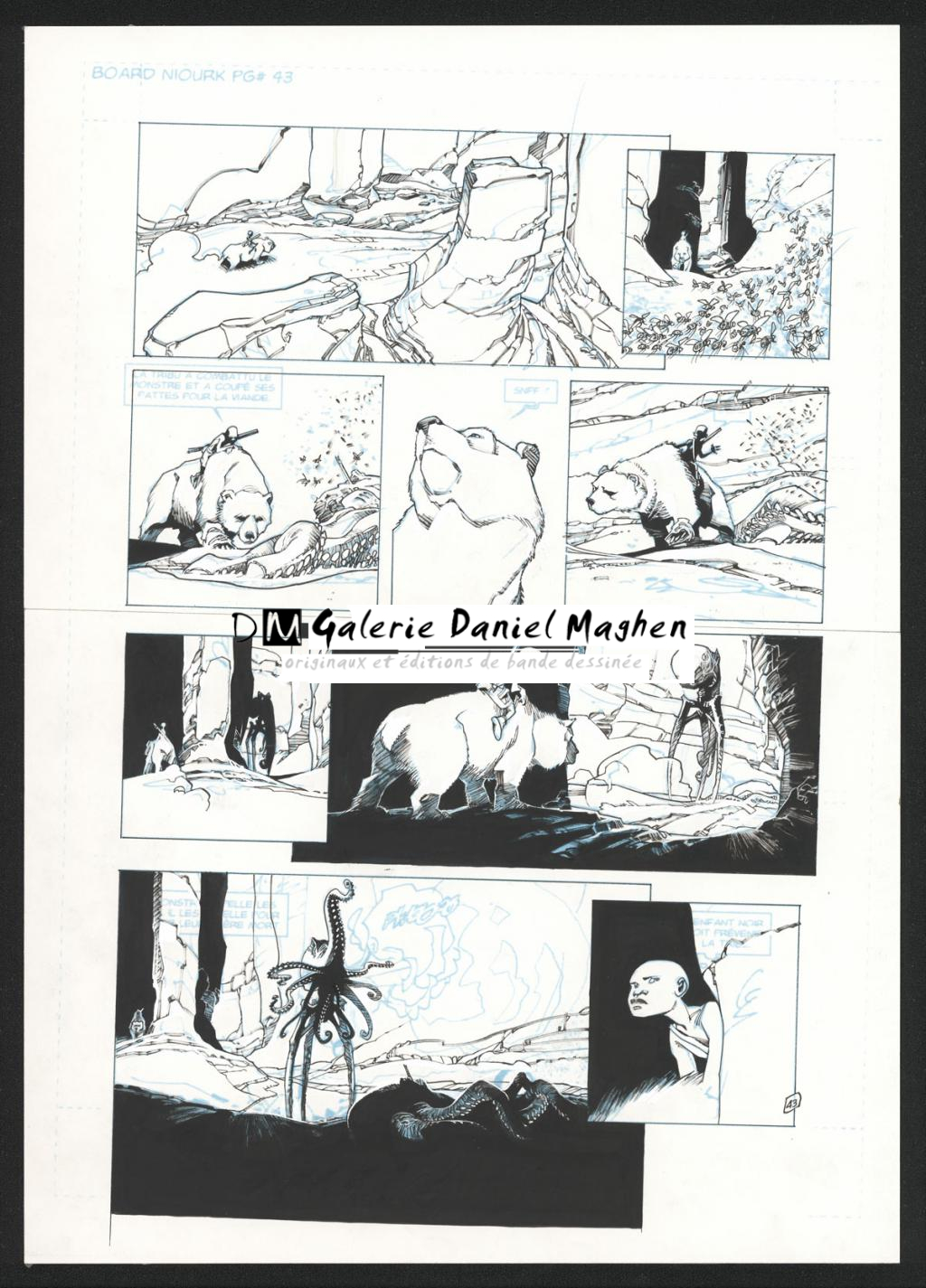 Planche originale n°43 - Olivier Vatine - Encre de Chine sur papier - 32