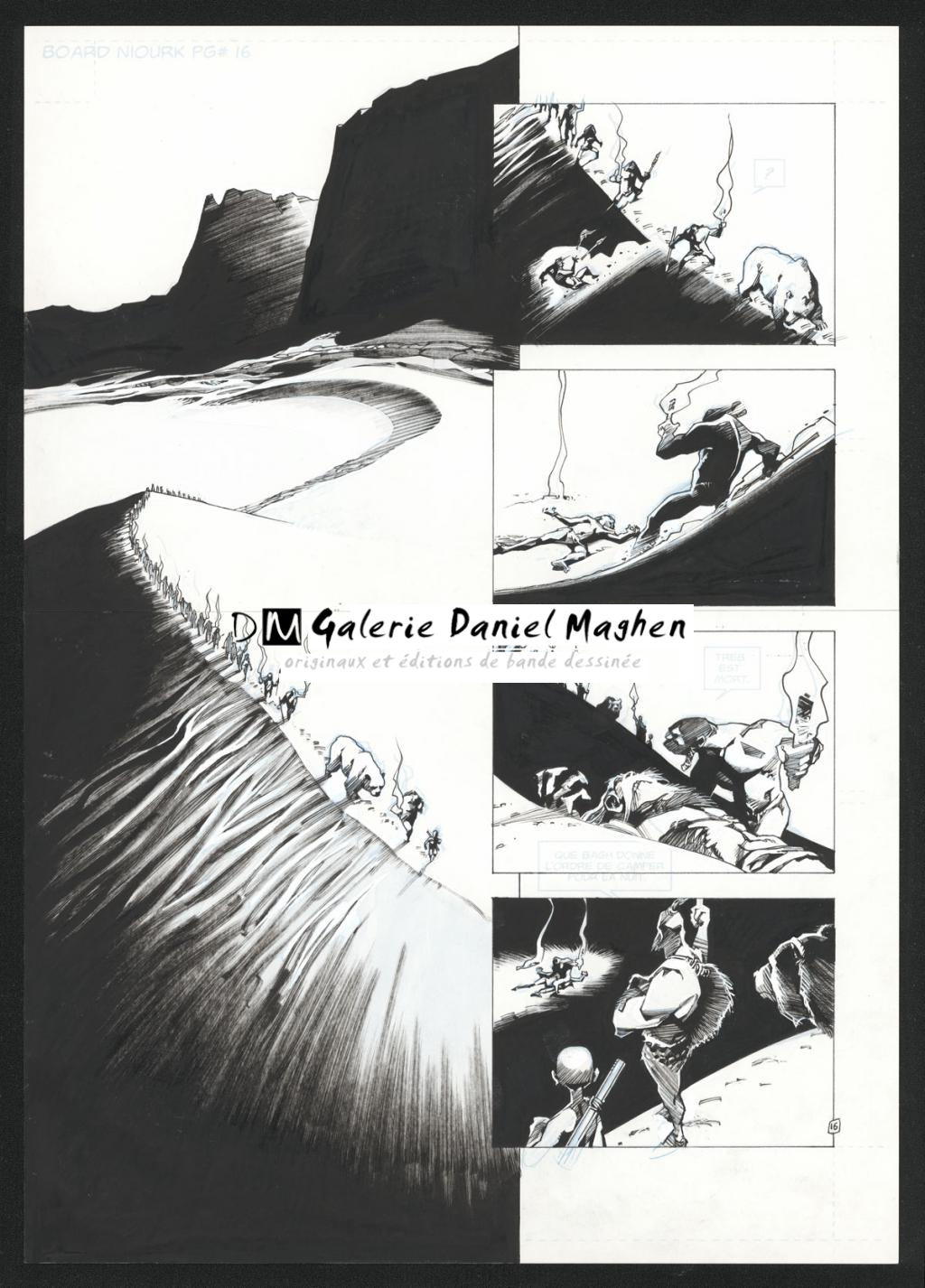 Planche originale 16 - Olivier Vatine - Encre de Chine sur papier - 28