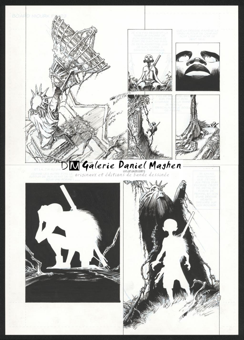 Planche originale 23 - Olivier Vatine - Encre de Chine sur papier - 27