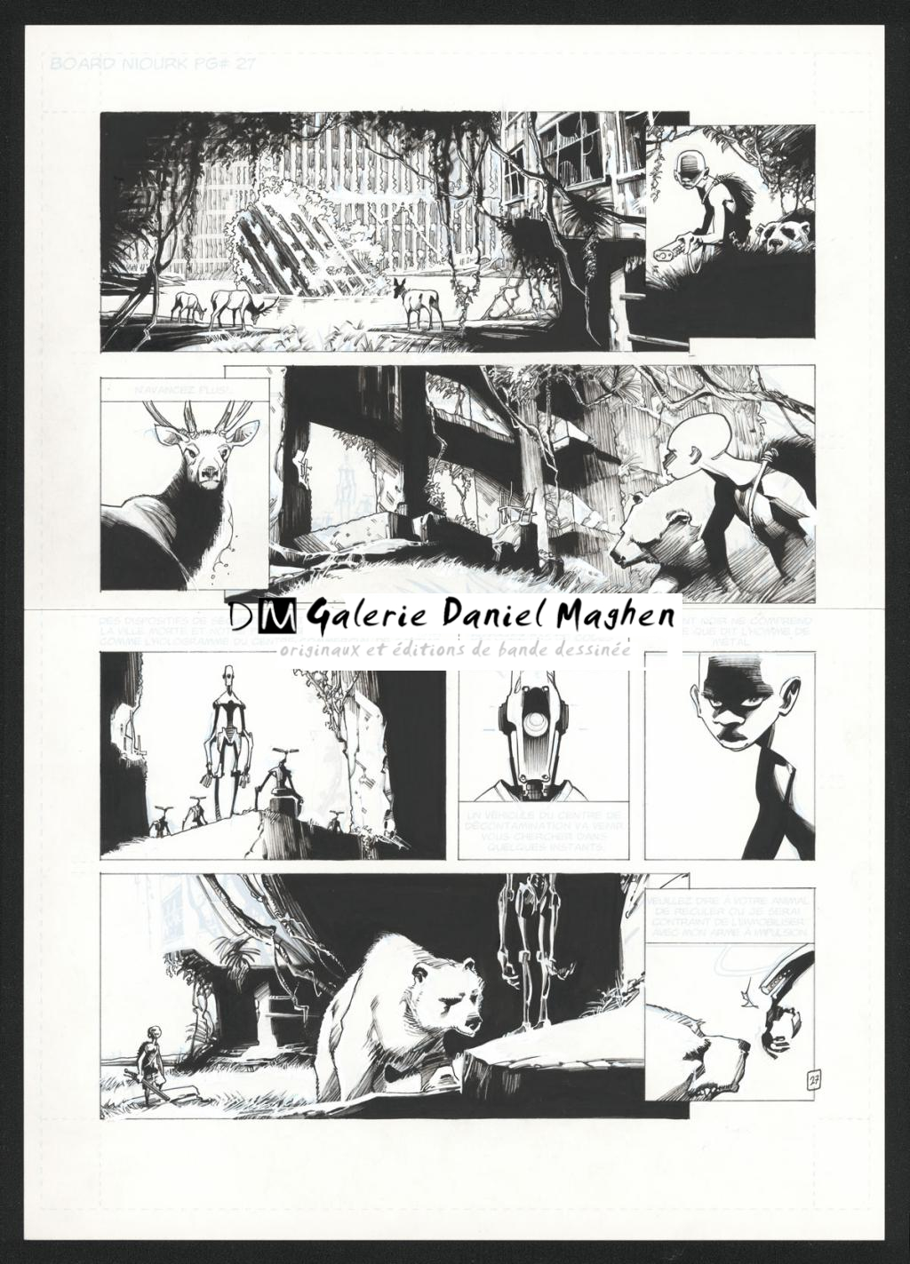 Planche originale 27 - Olivier Vatine - Encre de Chine sur papier - 24
