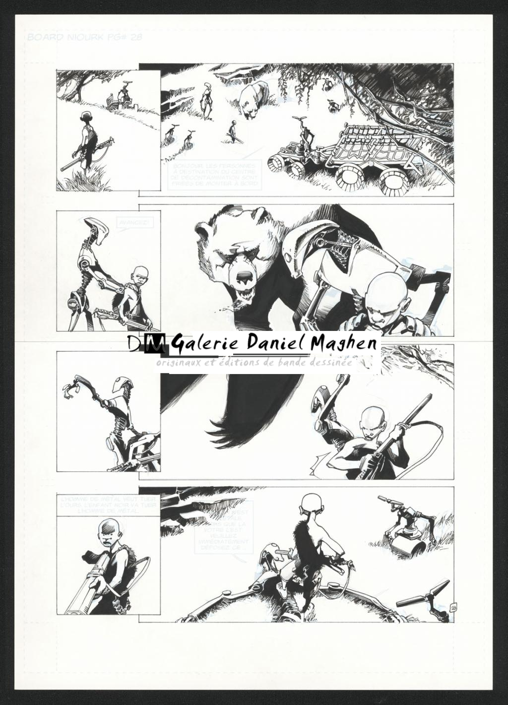 Planche originale 28 - Olivier Vatine - Encre de Chine sur papier - 5700