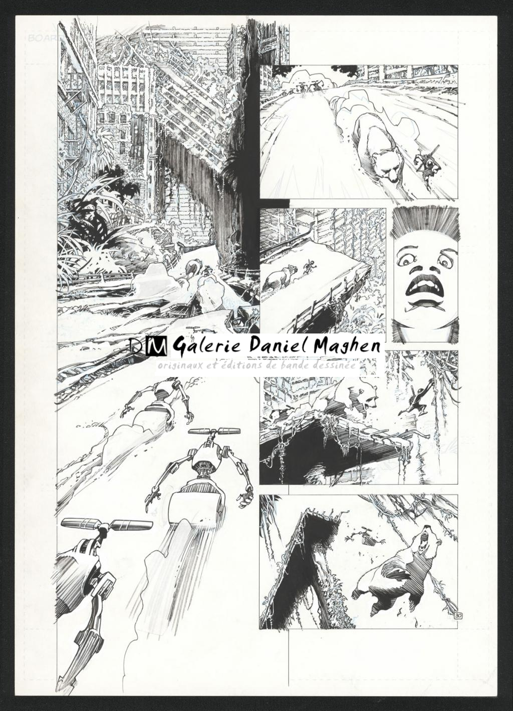 Planche originale n°30 - Olivier Vatine - Encre de Chine sur papier - 5699