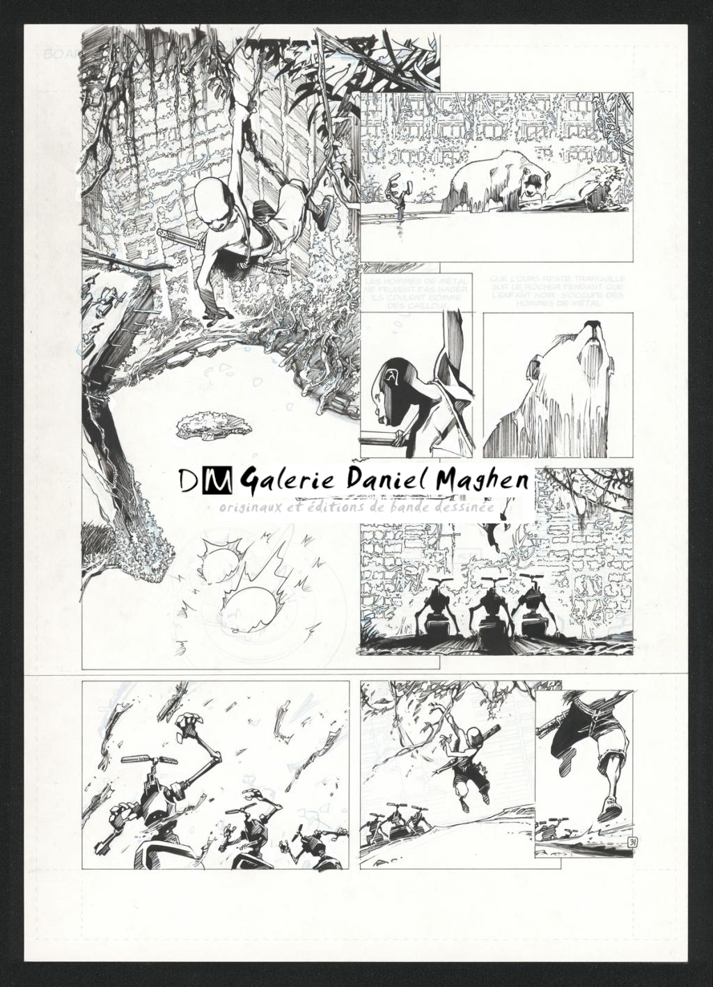planche originale 31 - Olivier Vatine - Encre de Chine sur papier - 23