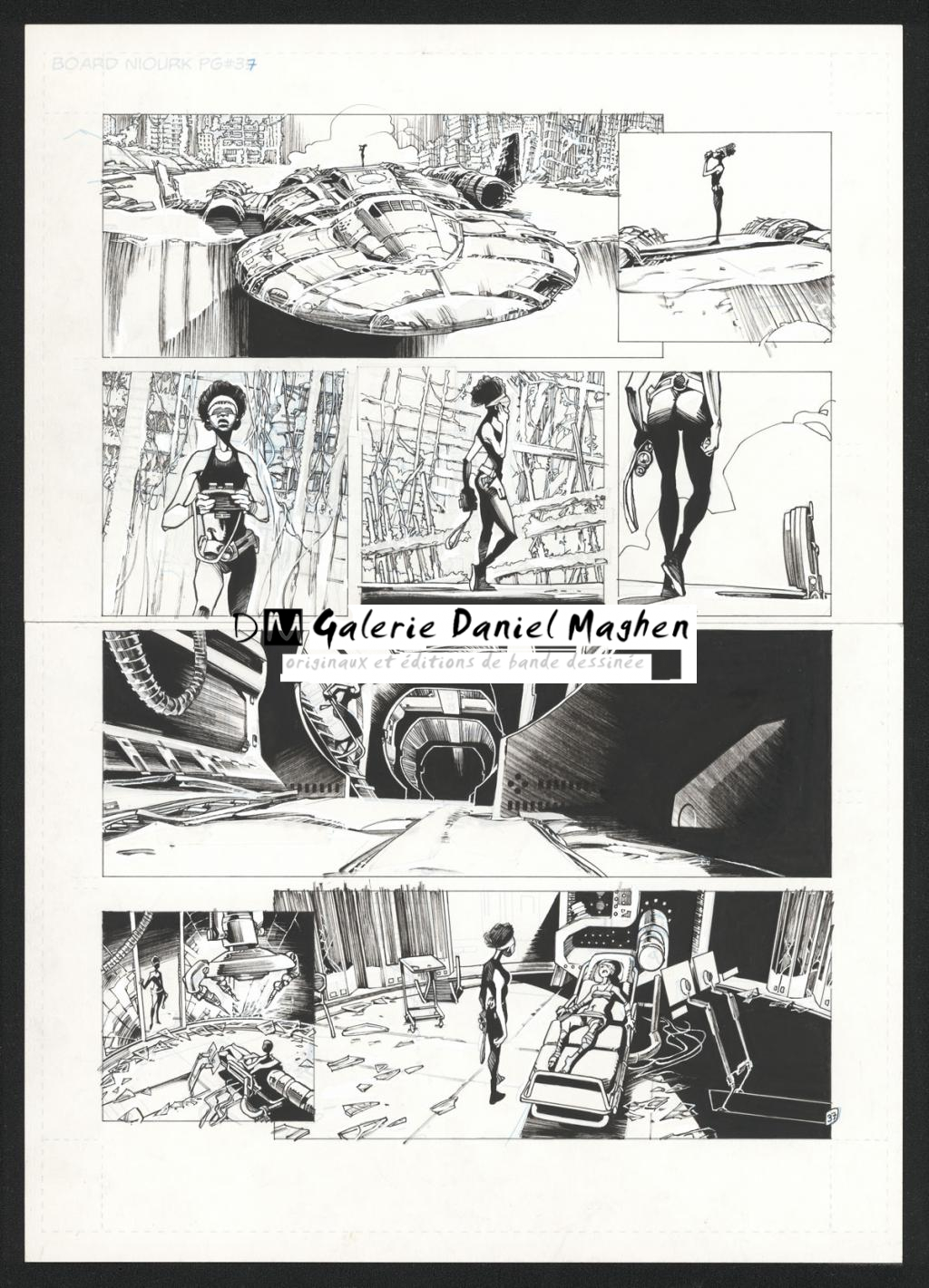 Planche originale 37 - Olivier Vatine - Encre de Chine sur papier - 20