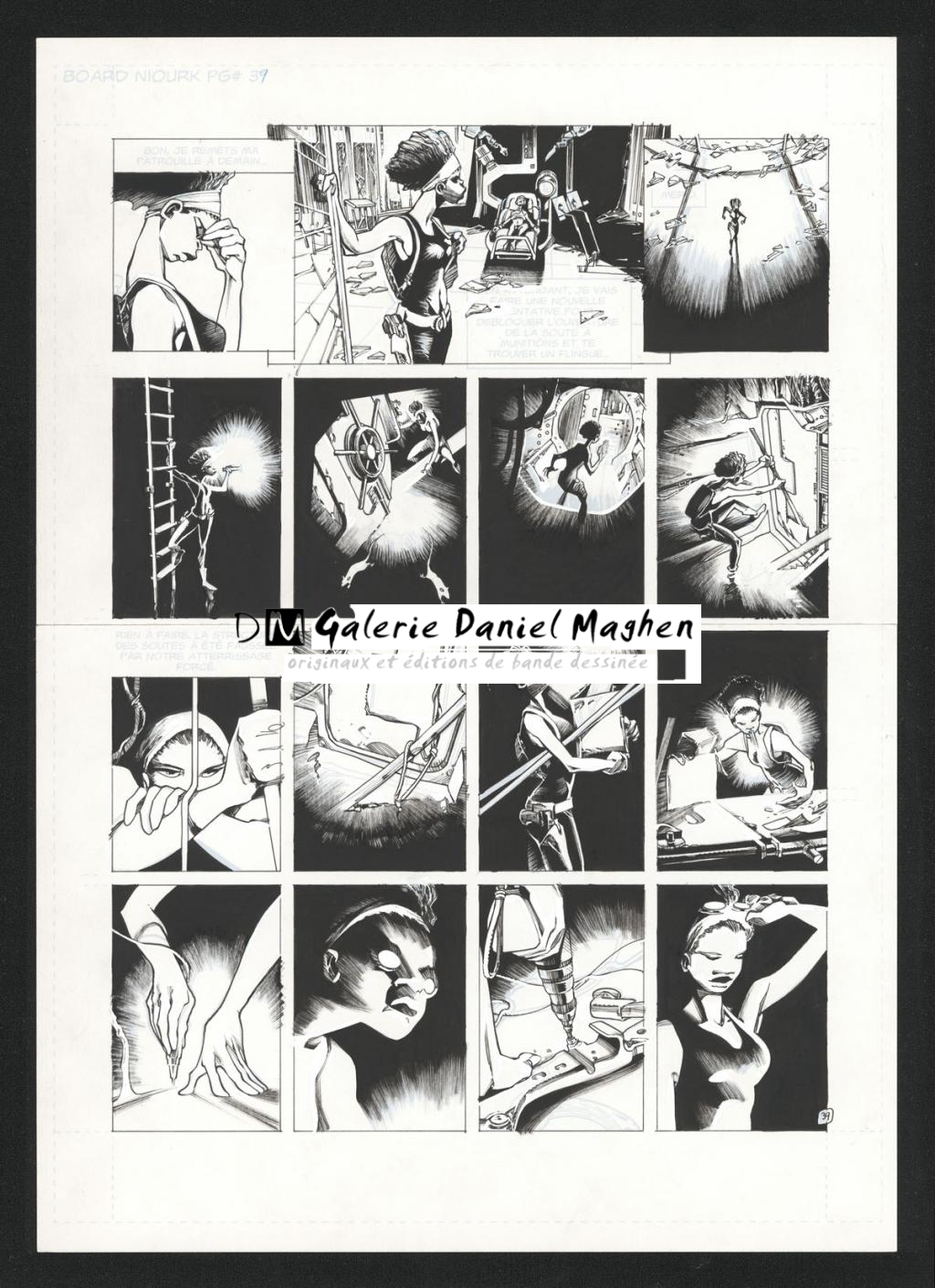 Planche originale 39 - Olivier Vatine - Encre de Chine sur papier - 19