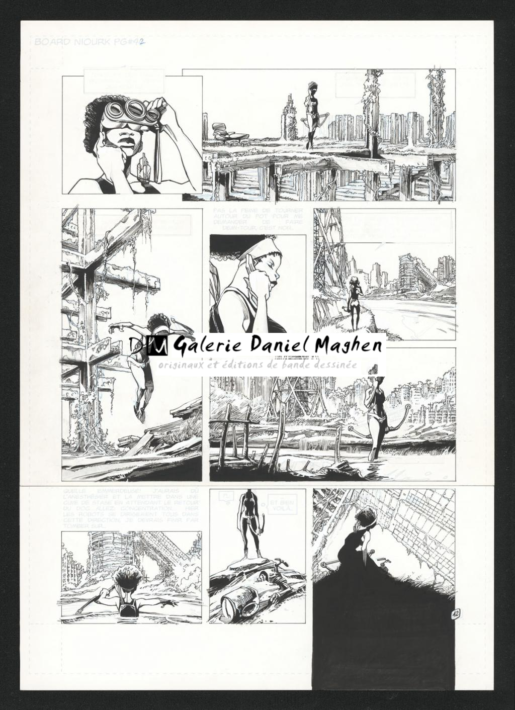 Planche originale 42 - Olivier Vatine - Encre de Chine sur papier - 18