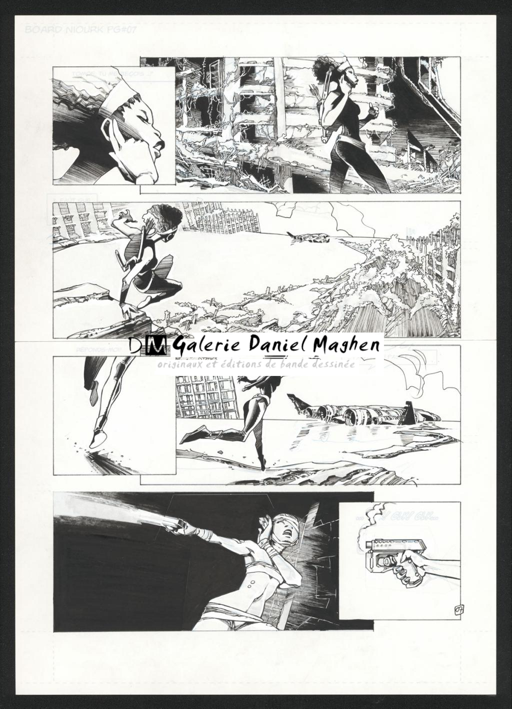 Planche originale 7 - Olivier Vatine - Encre de Chine sur papier - 14