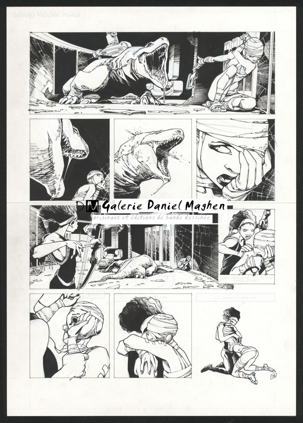 Planche originale 8 - Olivier Vatine - Encre de Chine sur papier - 13