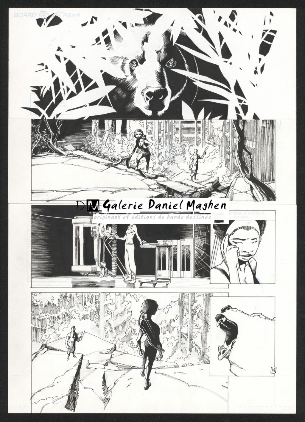 Planche originale 19 - Olivier Vatine - Encre de Chine sur papier - 12