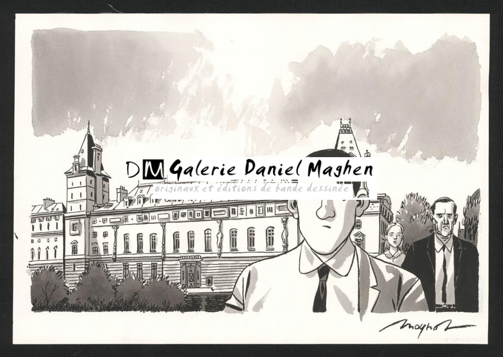 Illustration originale
La tour Pointue - Emmanuel Moynot - Encre de Chine sur papier - 5142