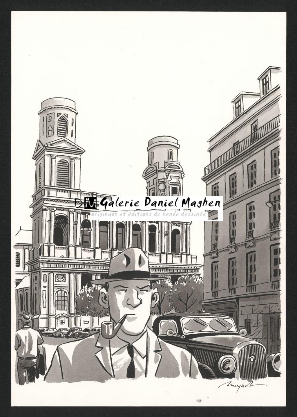 Illustration originale
Saint - Sulpice - Emmanuel Moynot - Encre de Chine sur papier - 5141