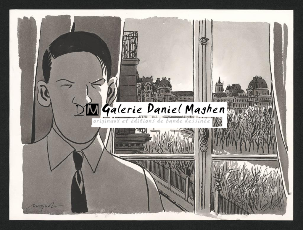 Illustration originale
Le Louvre - Emmanuel Moynot - Encre de Chine sur papier - 5140