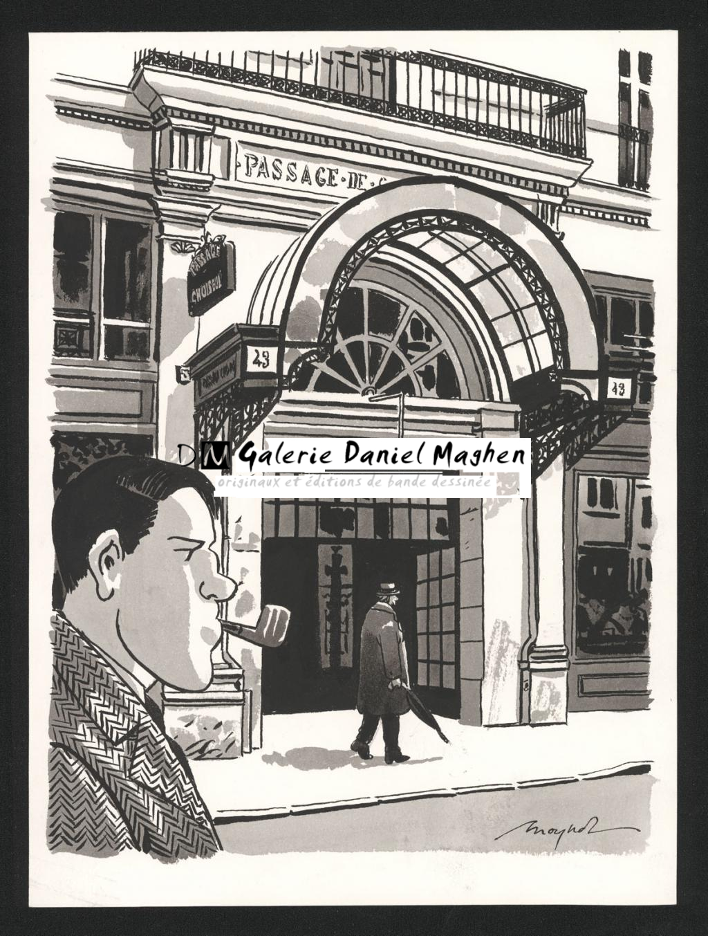 Illustration originale
Passage de Choiseul - Emmanuel Moynot - Encre de Chine sur papier - 5139