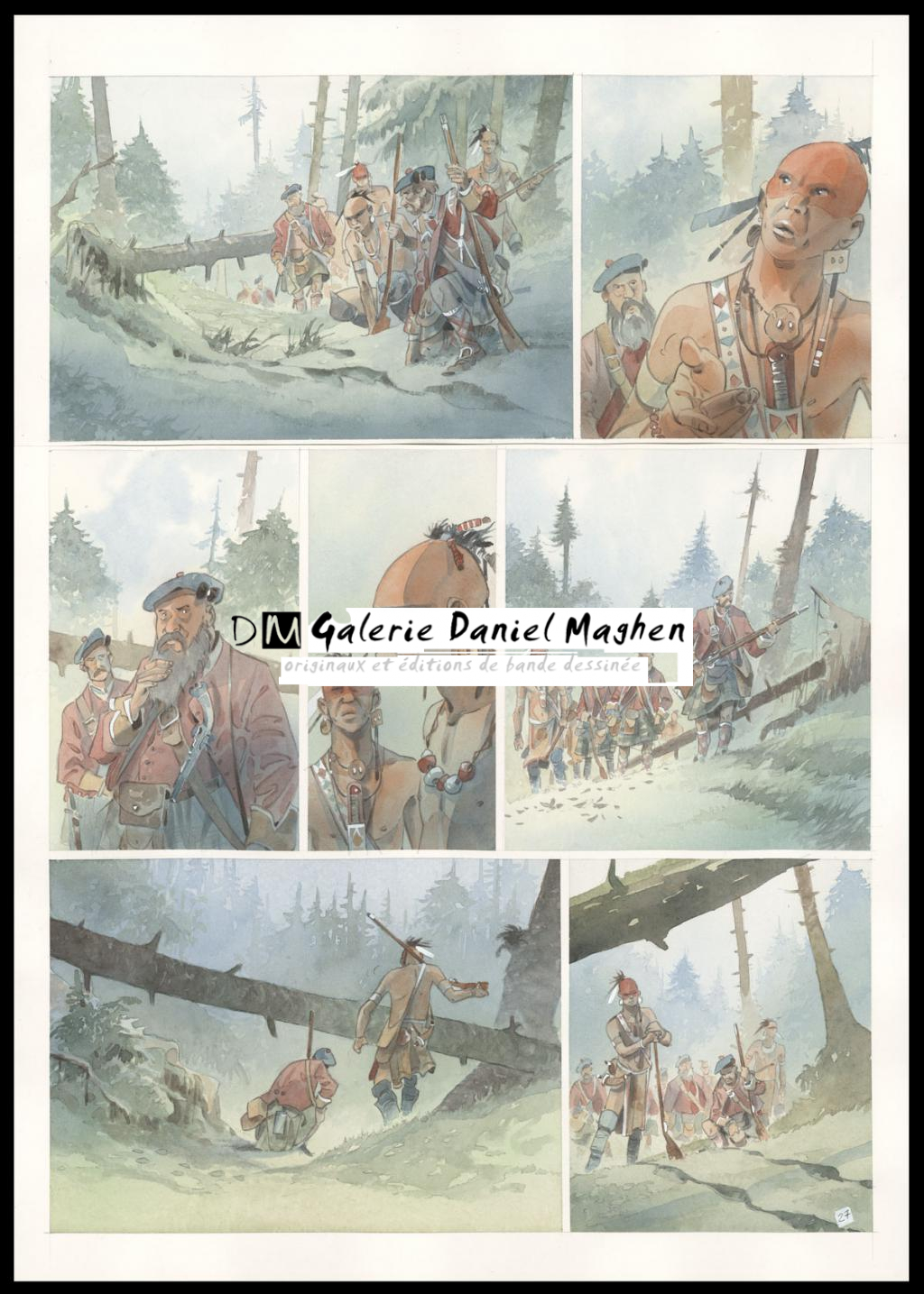 Planche originale n°27 - Patrick Prugne - Aquarelle et crayon sur papier - 5859