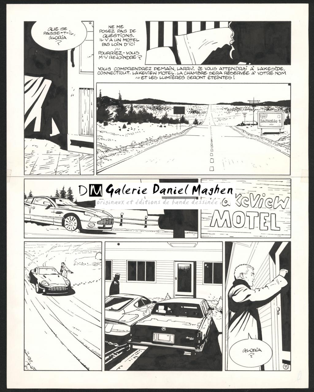 Planche originale n°11 - Bernard Vrancken - Encre de Chine sur papier - 4412