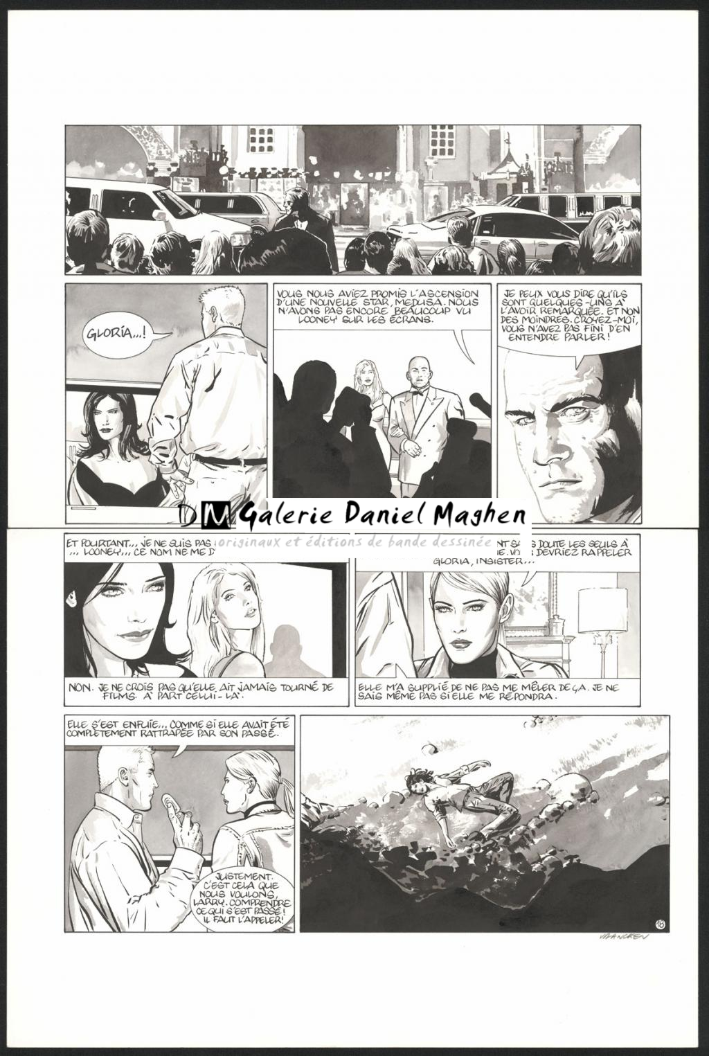 Planche originale n°18 - Bernard Vrancken - Encre de Chine sur papier - 4413