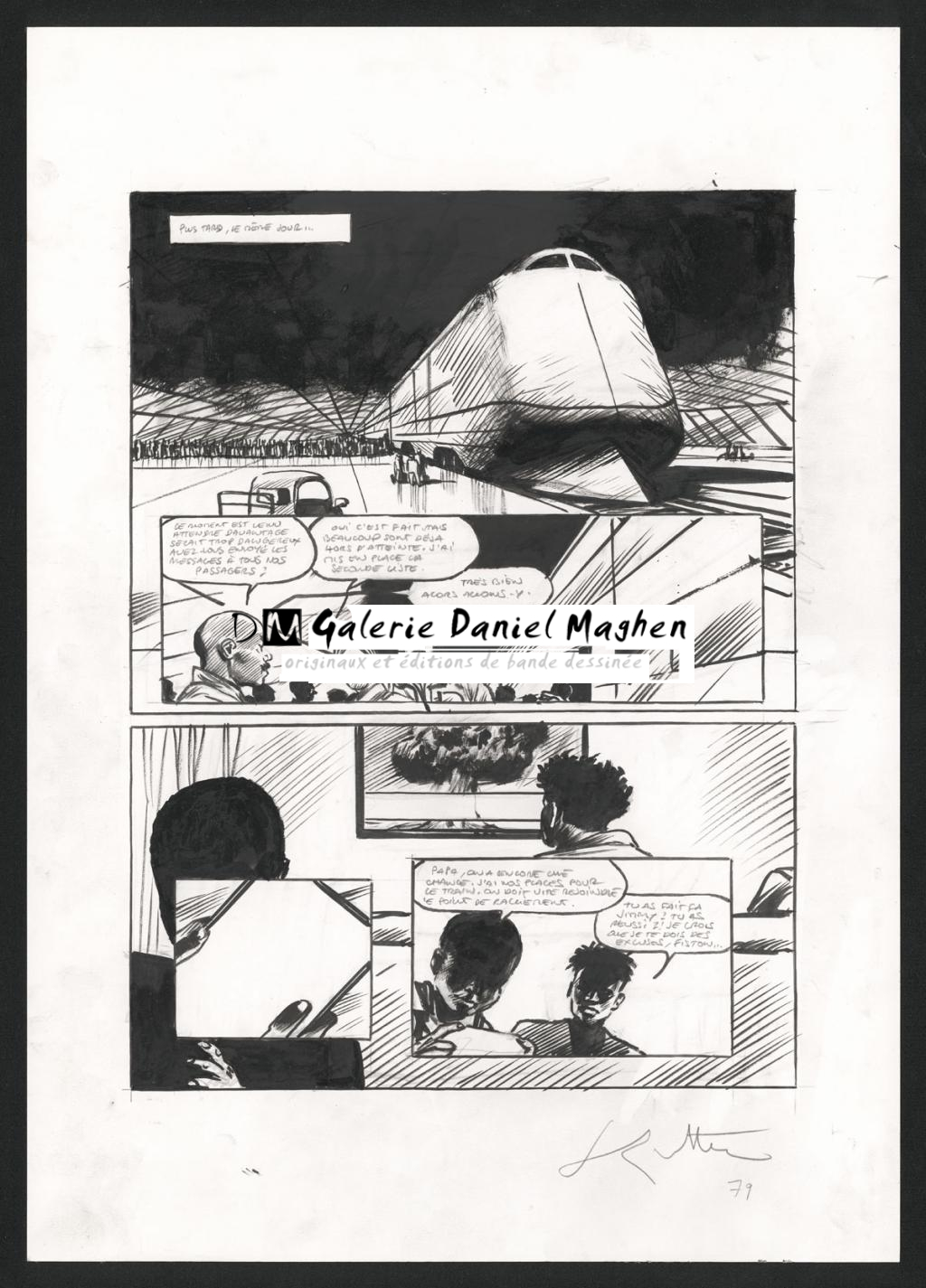 Planche originale n°79 - Jean-Marc Rochette - Encre de Chine sur papier - 5672