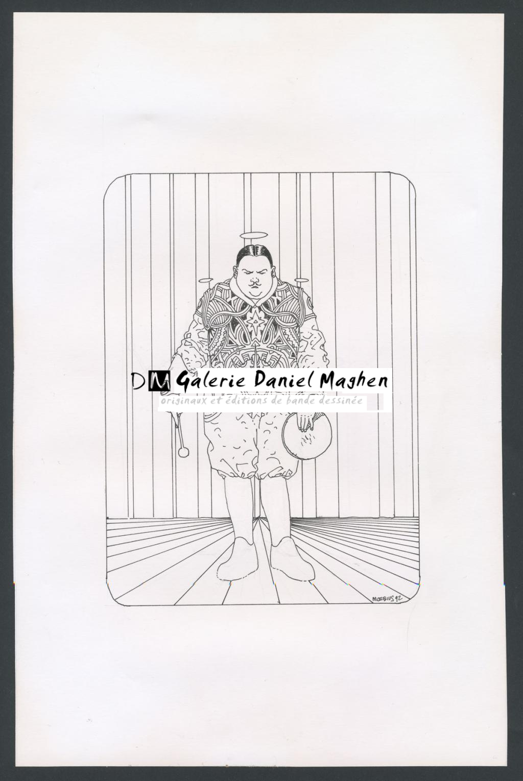 Illustration originale - Moebius - Encre de Chine et crayon sur papier - 5128