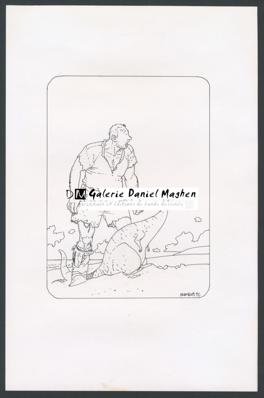 Illustration originale - Moebius - Encre de Chine et crayon sur papier - 5127