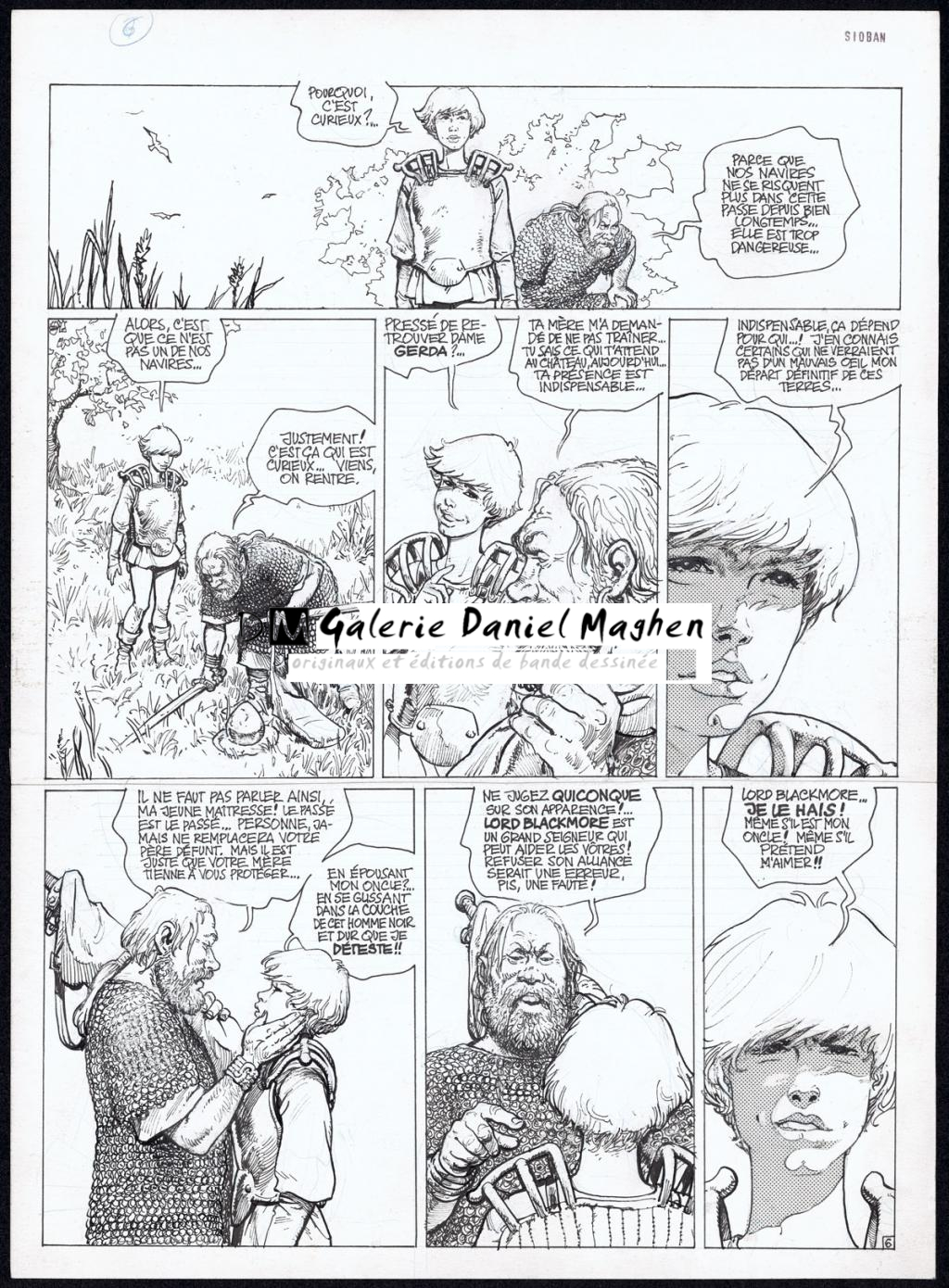 Planche originale n°6 - Grzegorz Rosinski - Encre de Chine et trame sur papier - 5974