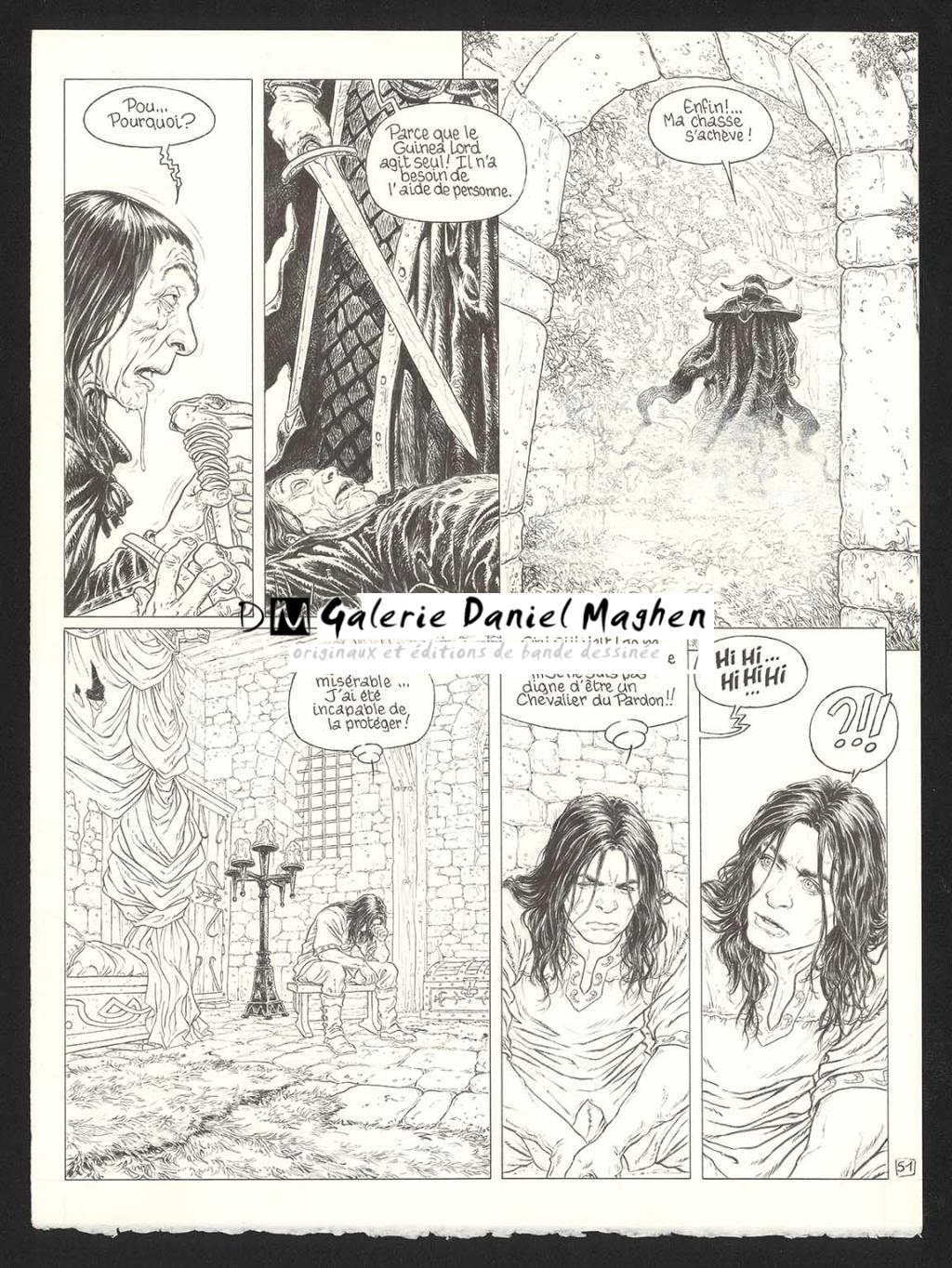 Planche originale n°51 - Philippe Delaby - Encre de Chine sur papier - 5604