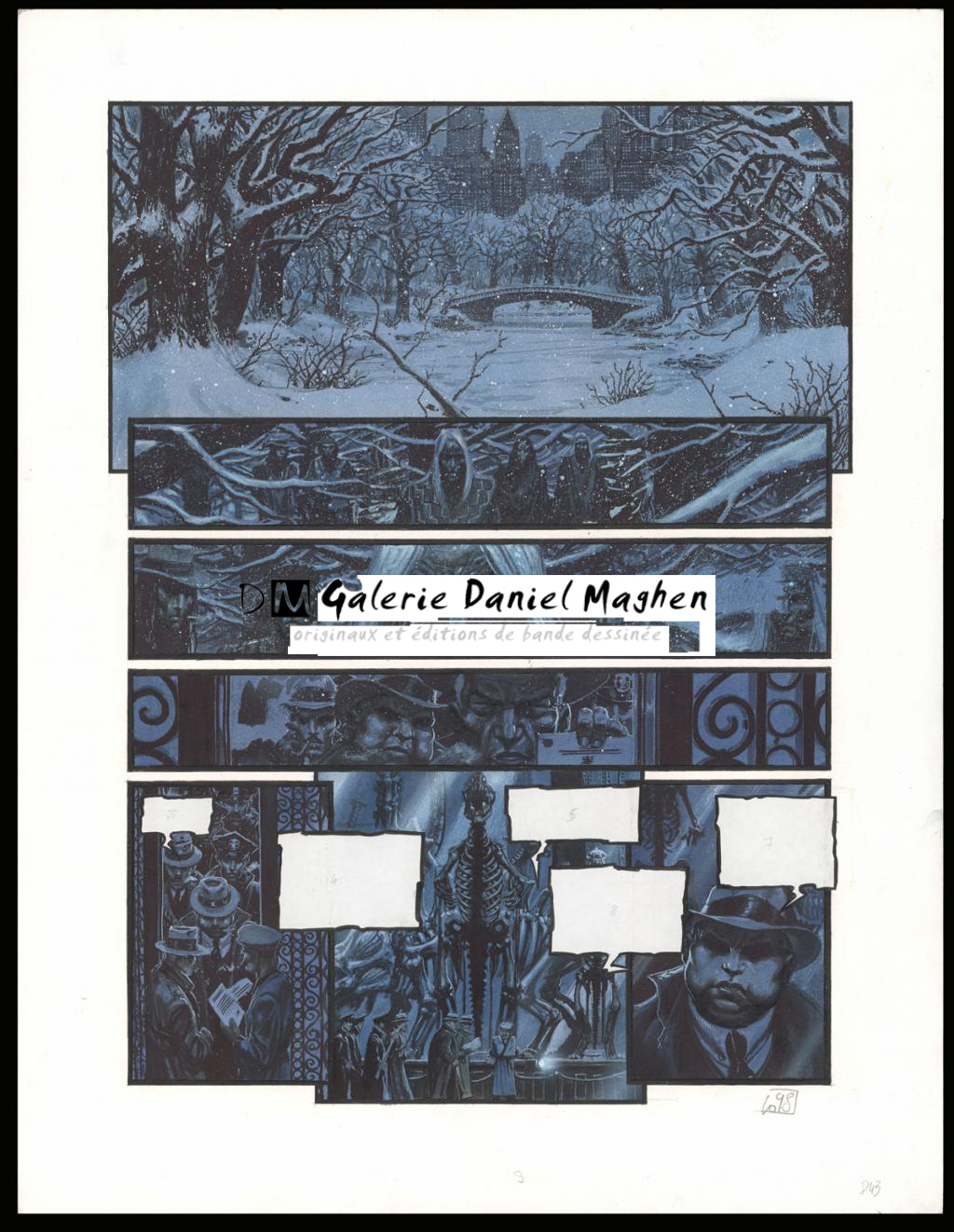 Planche originale n°43 - Olivier Ledroit - Acrylique et encre de Chine sur papier - 5132