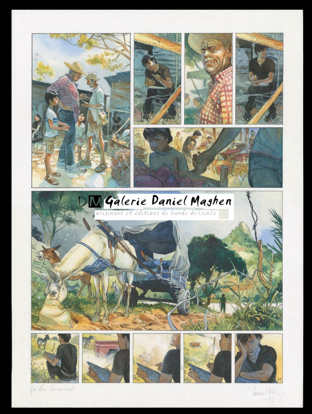 Planche originale - Emmanuel Lepage - Aquarelle sur papier - 5145