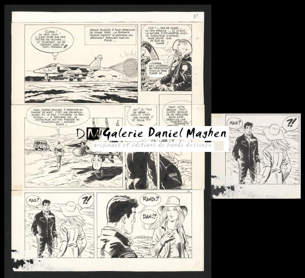 Planche originale n°24
"papier déchiré partie inférieur gauche - Albert Weinberg - Encre de Chine sur papier - 5152