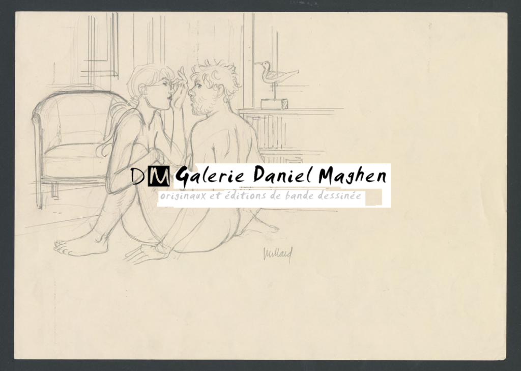 Crayonné original - André Juillard - Crayon sur papier - 6235