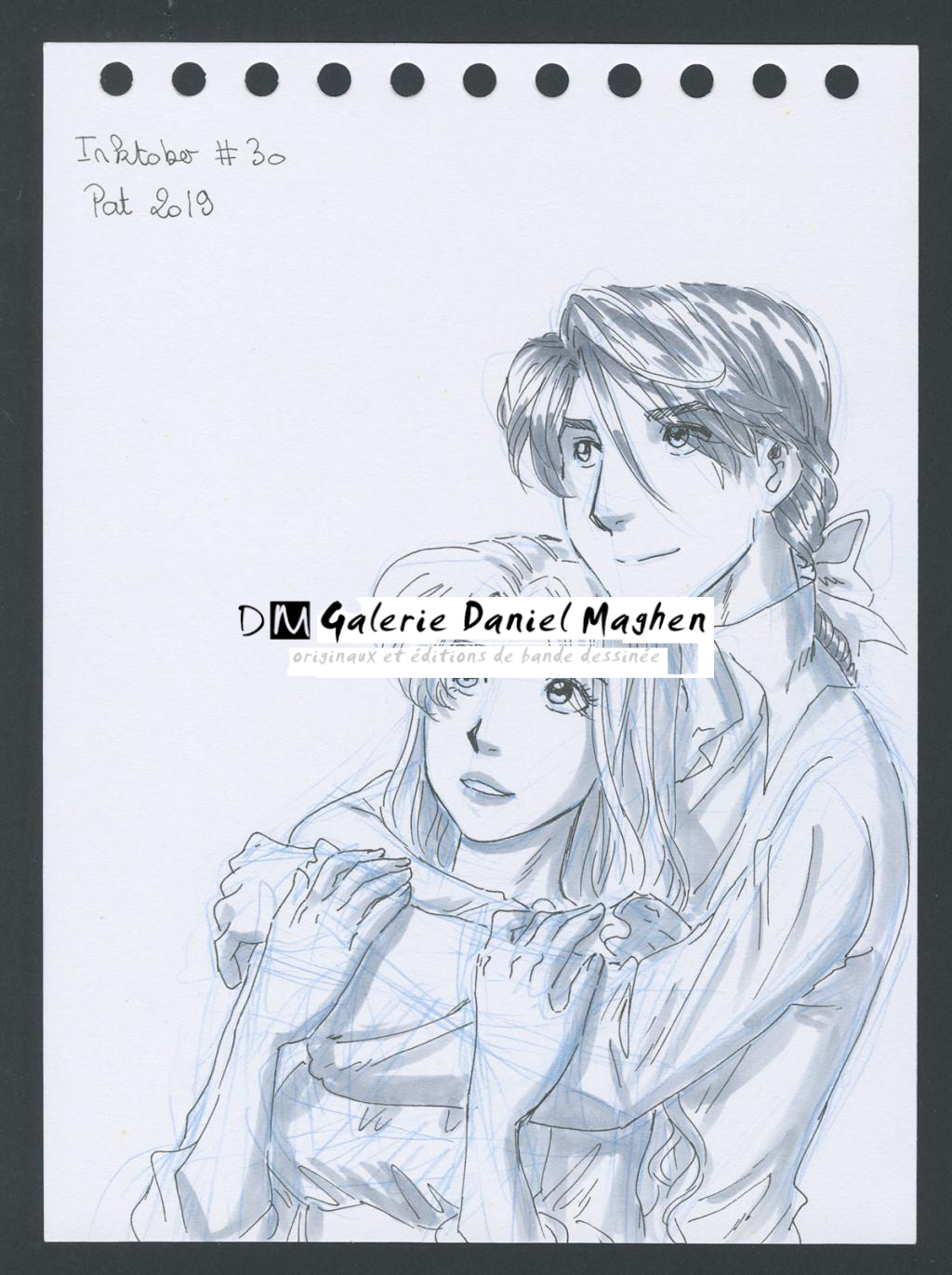 Illustration originale - Patricia  Lyfoung  - Colerase, carbon pen, feutre noir, feutre alcool - 4517