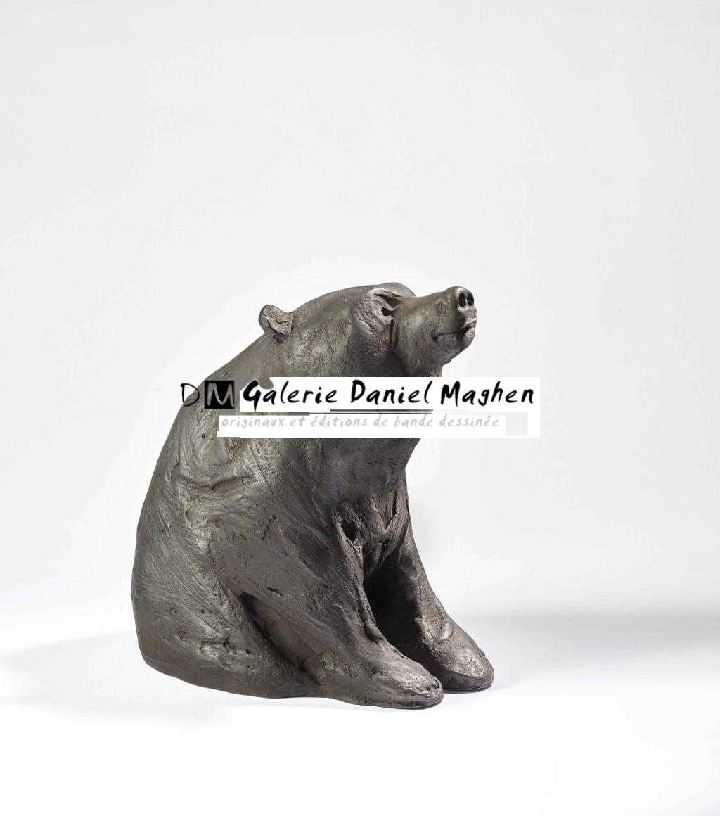 L'Ours, tirage en 8 exemplaires - Jean-Marc Rochette - Bronze - 5180