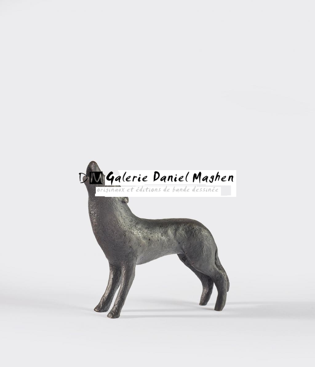 Le Loup, tirage en 8 exemplaires - Jean-Marc Rochette - Bronze - 5182