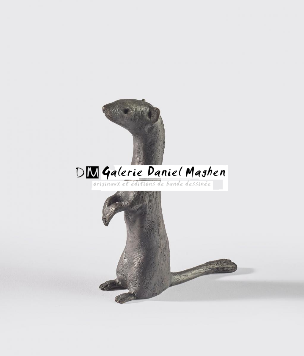 L'Hermine, tirage en 8 exemplaires - Jean-Marc Rochette - Bronze - 5179