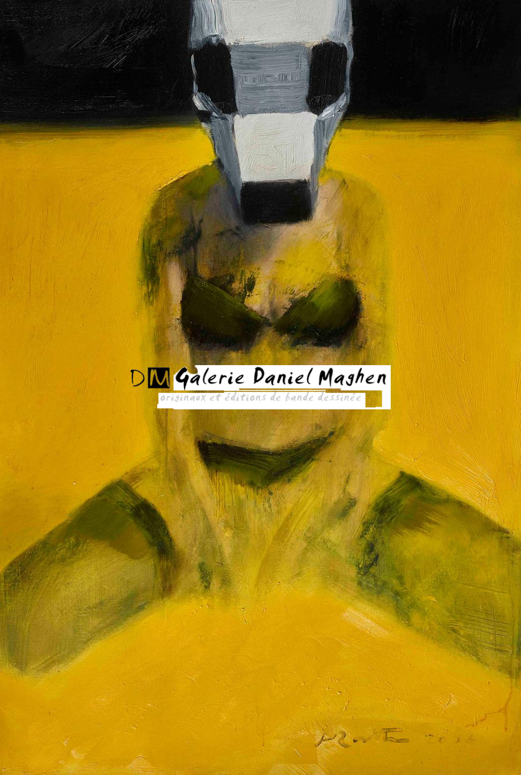 Peinture de la série La Vestale réalisée en 2016 - Jean-Marc Rochette - Huile sur toile - 5176