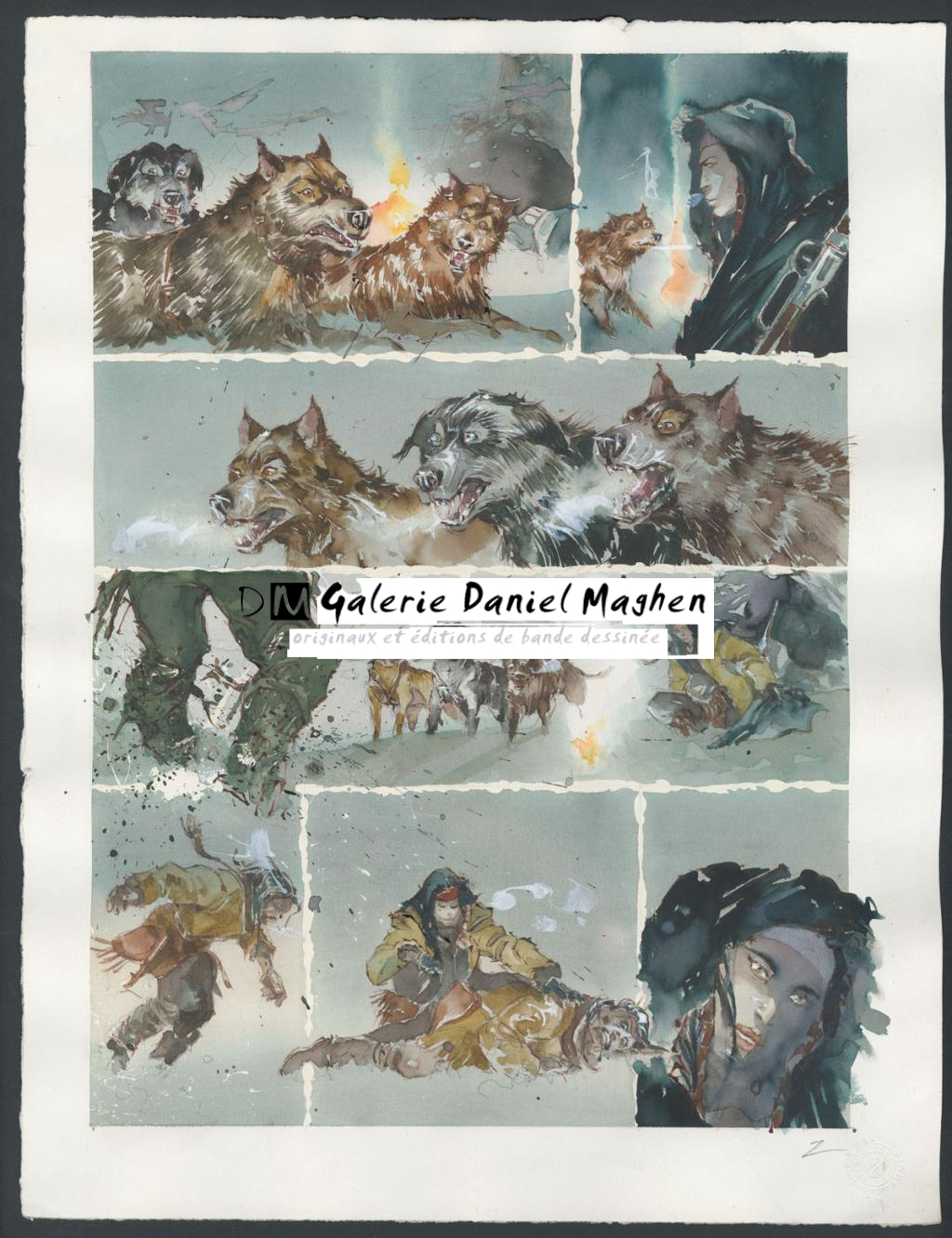 Planche originale n°02 - Sergio Tisselli - Aquarelle et encre de couleur sur papier - 4901