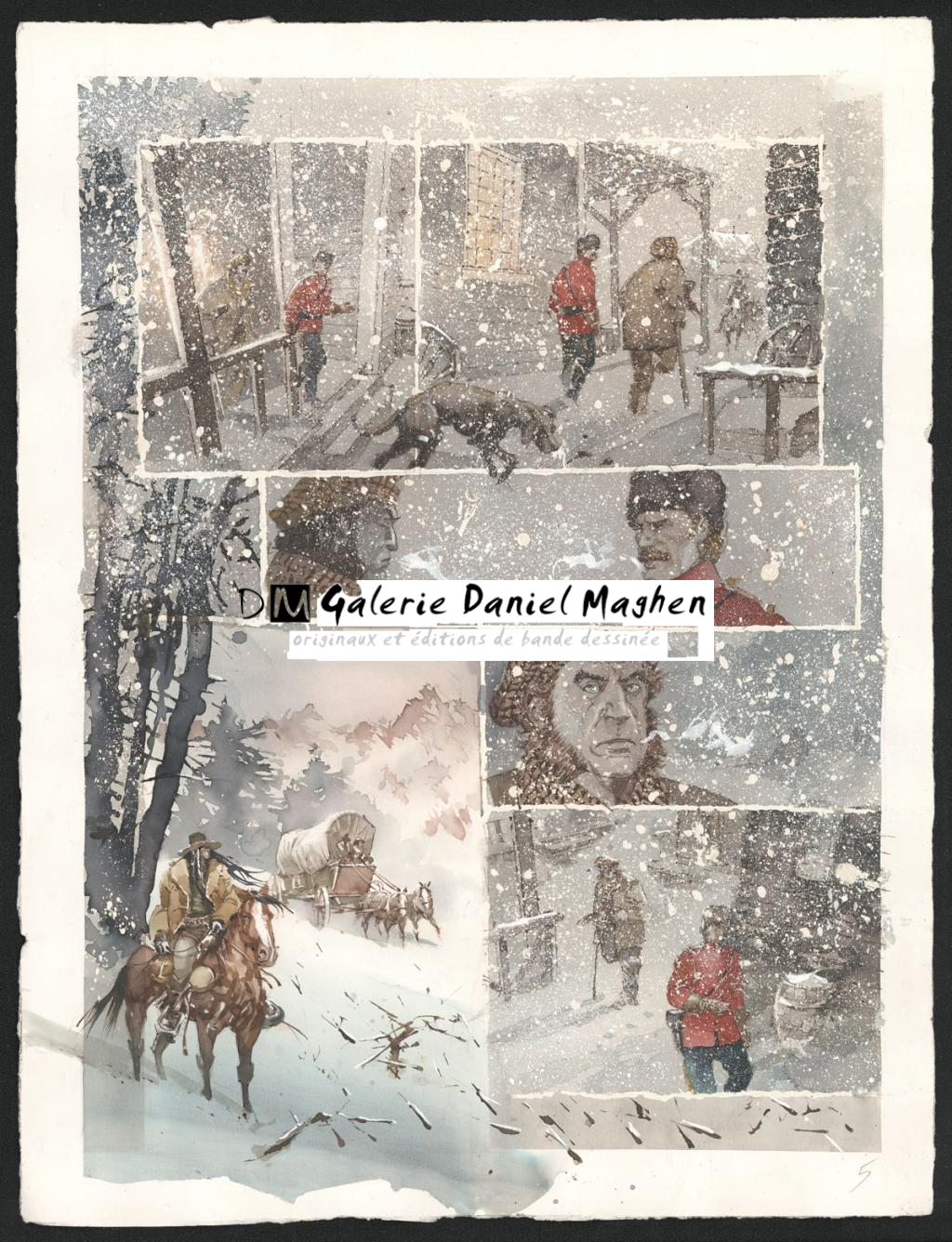 Planche originale n°05 - Sergio Tisselli - Aquarelle et encre de couleur sur papier - 5787