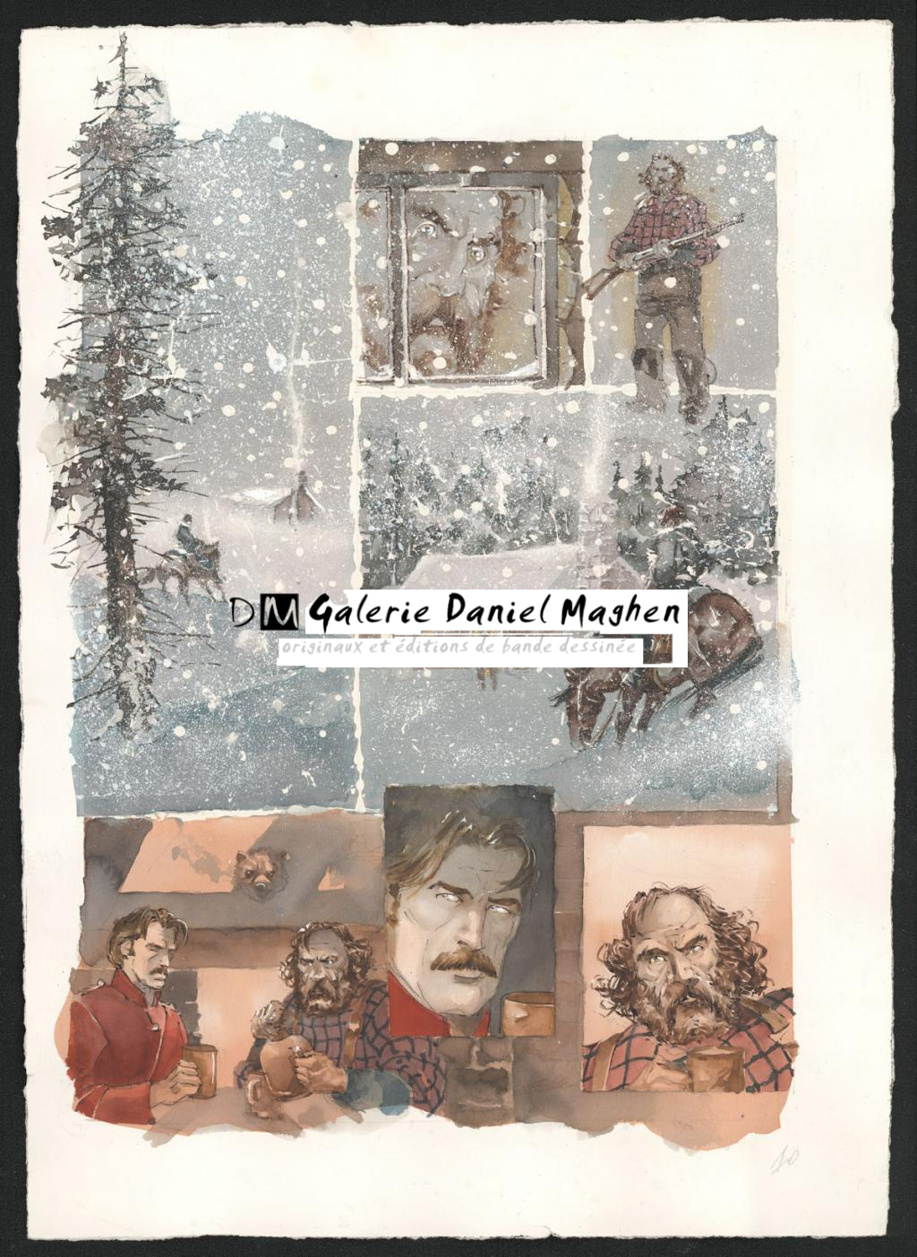 Planche originale n°10 - Sergio Tisselli - Aquarelle et encre de couleur sur papier - 5511