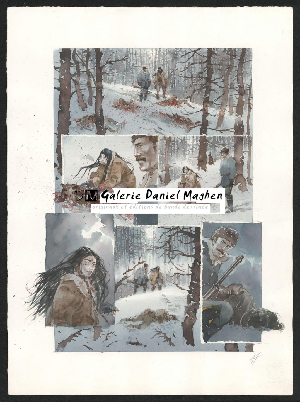 Planche originale n°17 - Sergio Tisselli - Aquarelle et encre de couleur sur papier - 4897