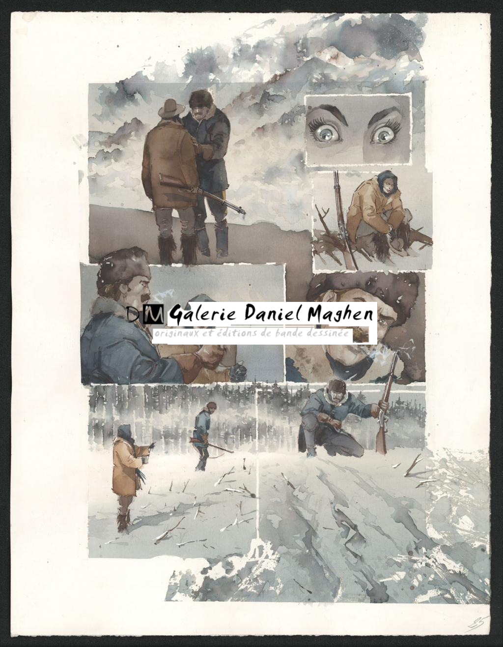 Planche originale n°25 - Sergio Tisselli - Aquarelle et encre de couleur sur papier - 4893