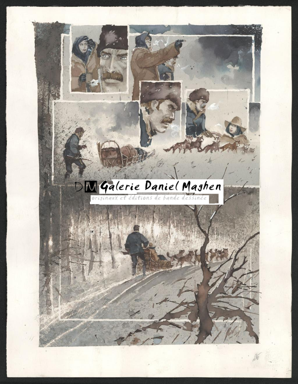 Planche originale n°26 - Sergio Tisselli - Aquarelle et encre de couleur sur papier - 4892