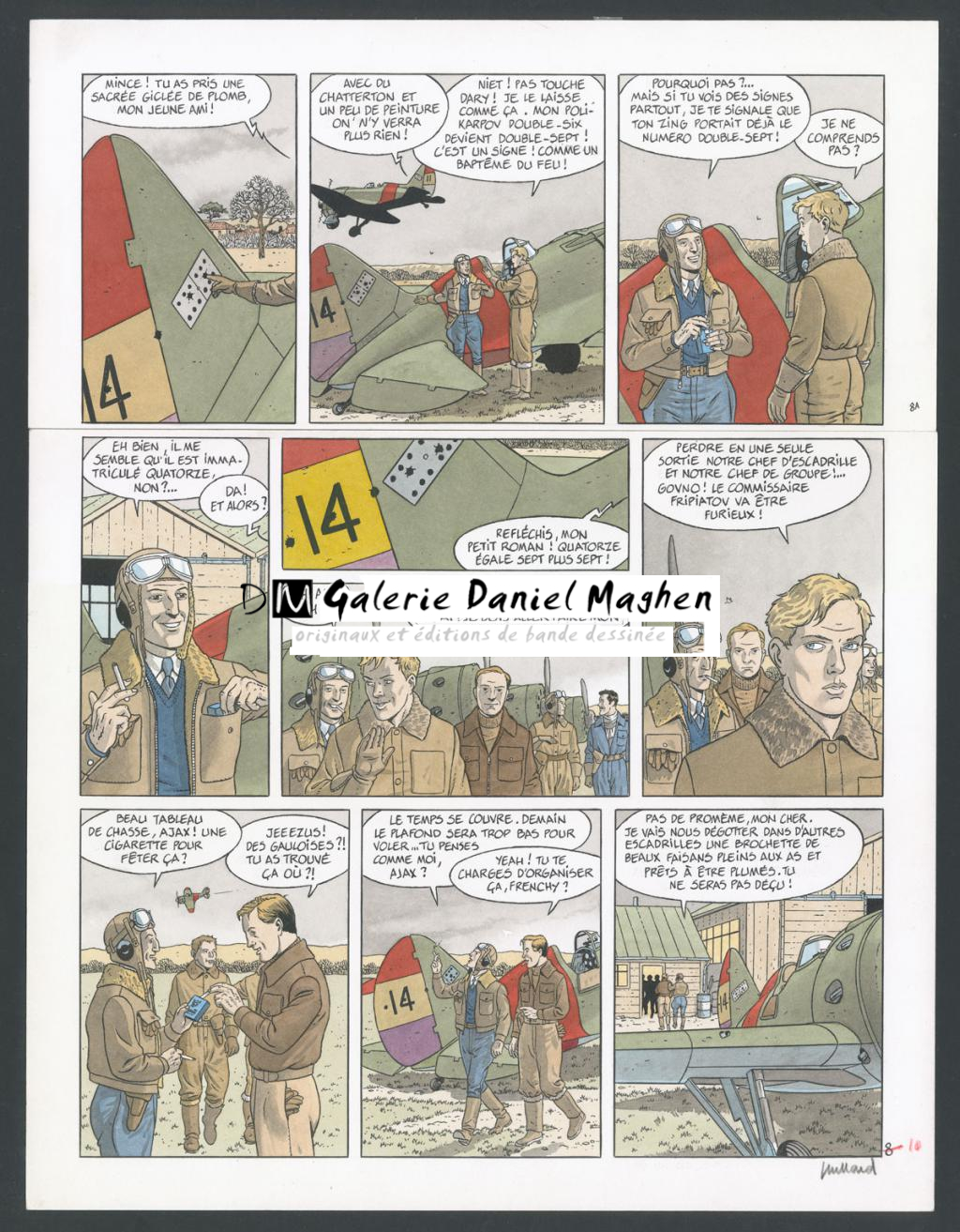 Planche originale n°10 - André Juillard - Encre de Chine et encre de couleur sur papier - 6059