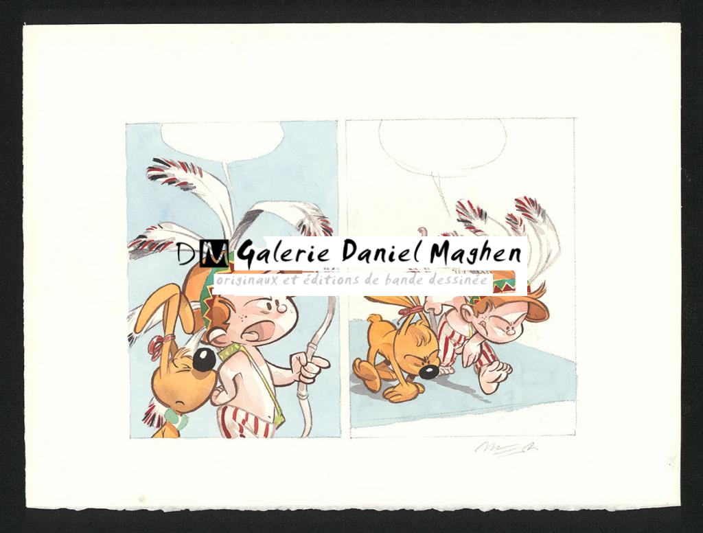 Planche originale - José Luis Munuera - Aquarelle sur papier - 5407